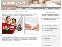 Tablet Screenshot of laimpotenciasexual.info